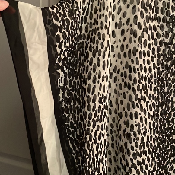 NWT Talbots Silk Animal Print L/XL Blouse - Picture 4 of 7